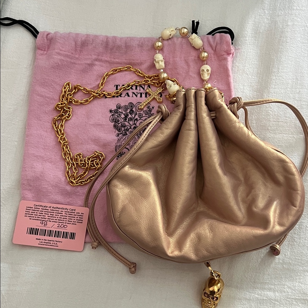 Tarina Tarantino Gold Women's Bag